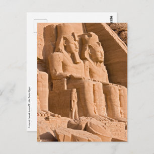 Great Temple of Abu Simbel - Ramses II - Egypt Postcard
