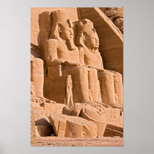 Great Temple of Abu Simbel - Ramses II - Egypt Poster