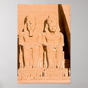 Great Temple of Abu Simbel - Ramses II - Egypt Poster