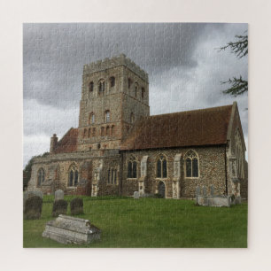 Great Tey, English parish church Jigsaw Puzzle