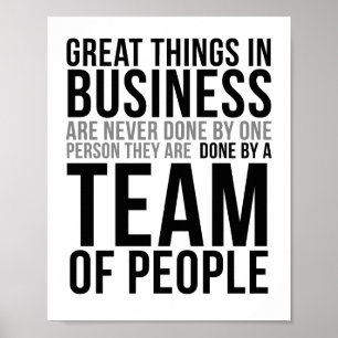 Great Things In Business Poster