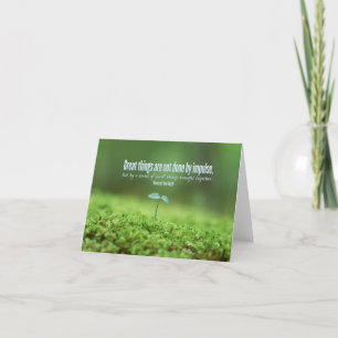 Great Things Inspirational Greeting Note Card