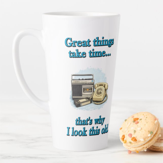 Great things take time latte mug (In Situ)
