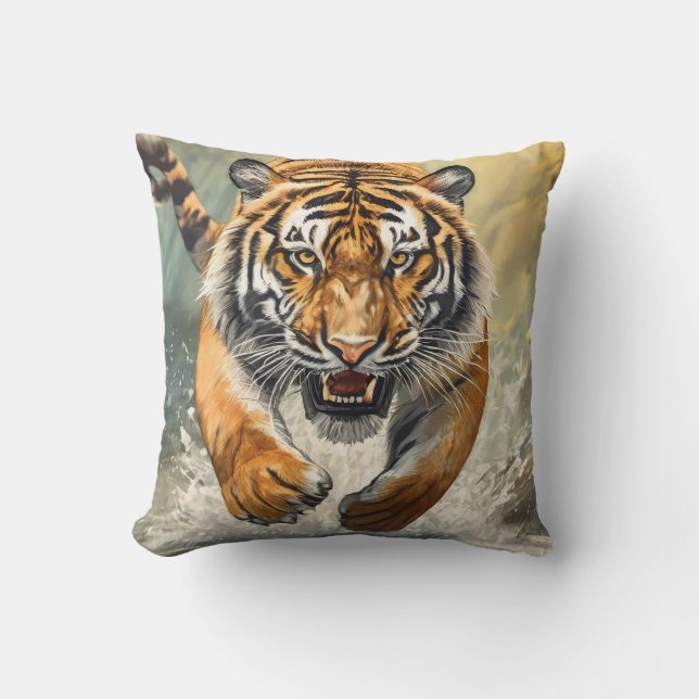 Great Tiger Pillow! Cushion (Front)