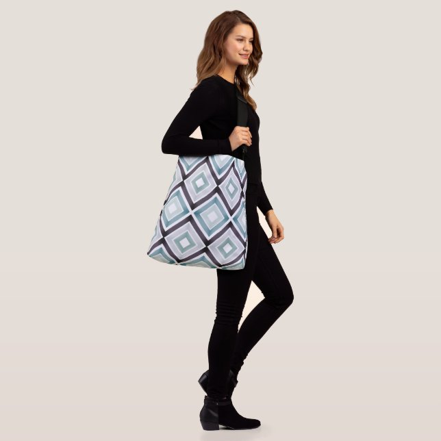 Great Tote in Blues (On Model)