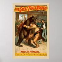 Great Train Robbery Vintage Poster