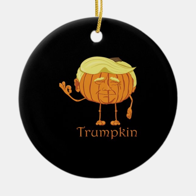 Great Trumpkin Perfect & Classic Ceramic Ornament (Front)