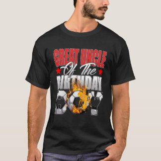 Great Uncle Of The Birthday Boy Soccer Bday Celebr T-Shirt