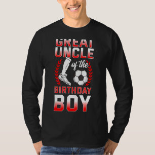 Great Uncle Of The Birthday Boy Soccer Player Bday T-Shirt