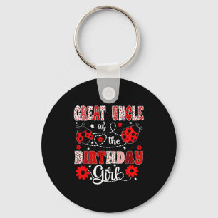 Great uncle of the birthday girl - family ladybug key ring