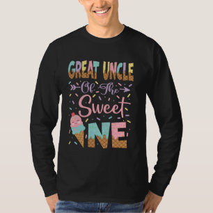 Great Uncle Of The Sweet One Ice Cream 1St Birthda T-Shirt