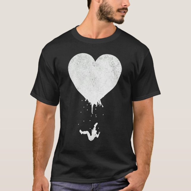 Great Valentine's Day Falling Out of Love  1 T-Shirt (Front)