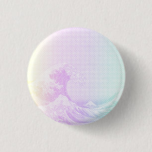 Great Vaporwave Off Kanagawa Badge