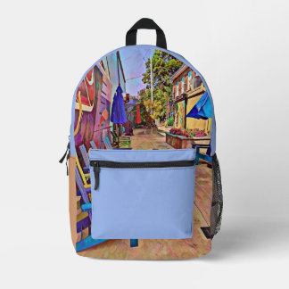 Great vibrant alleywayPrint Cut Sew Bag