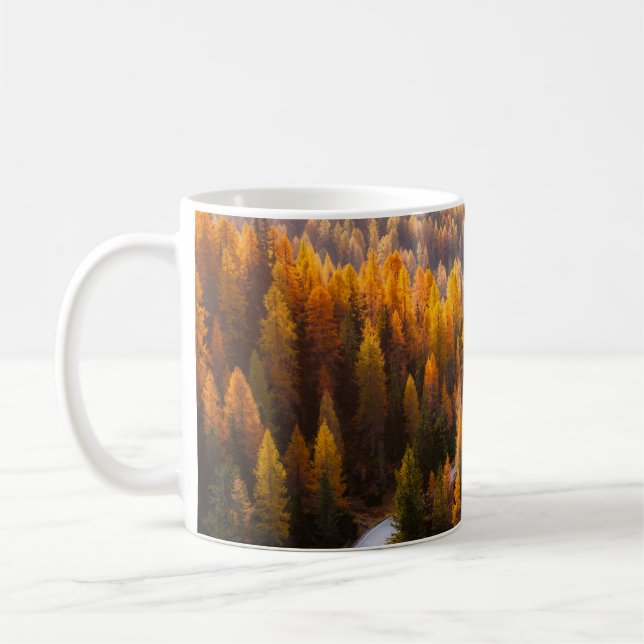 Great view of winding road. Dramatic and gorgeous  Coffee Mug (Left)