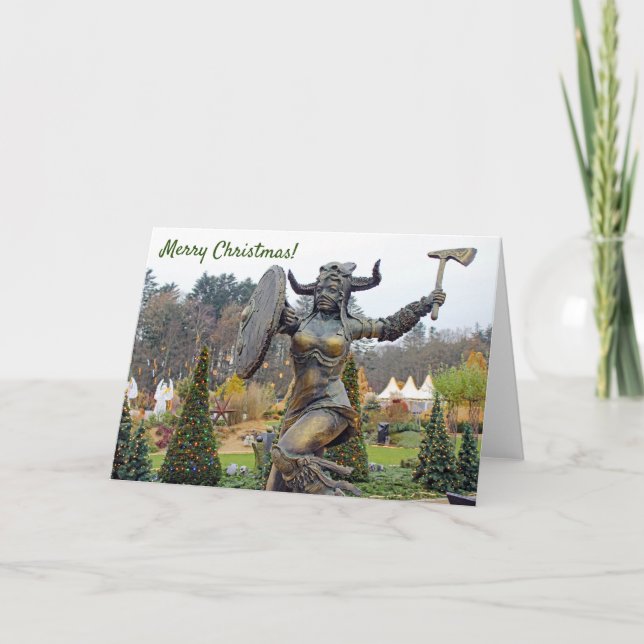 Great Viking Era Christmas Greeting Card! Card (Front)