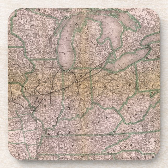 Great Wabash System Coaster (Front)