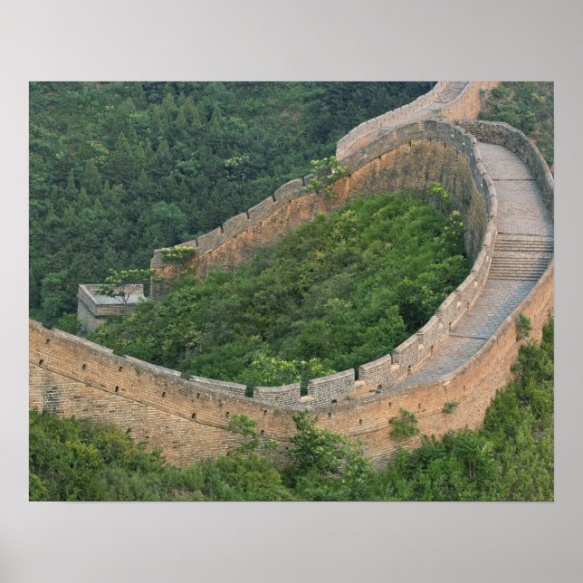 Great Wall of China at Jinshanling, China. Poster (Front)
