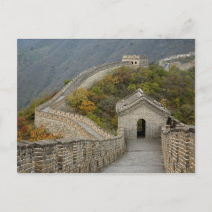 Great Wall of China at Mutianyu Postcard