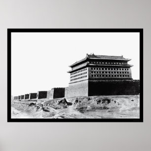 Great Wall of China in Peking 1918 Poster