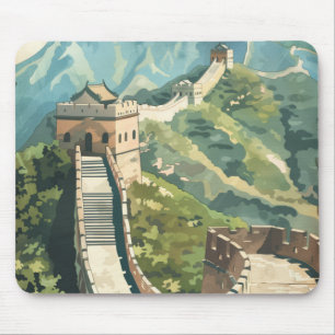 Great wall of China Mouse Pad