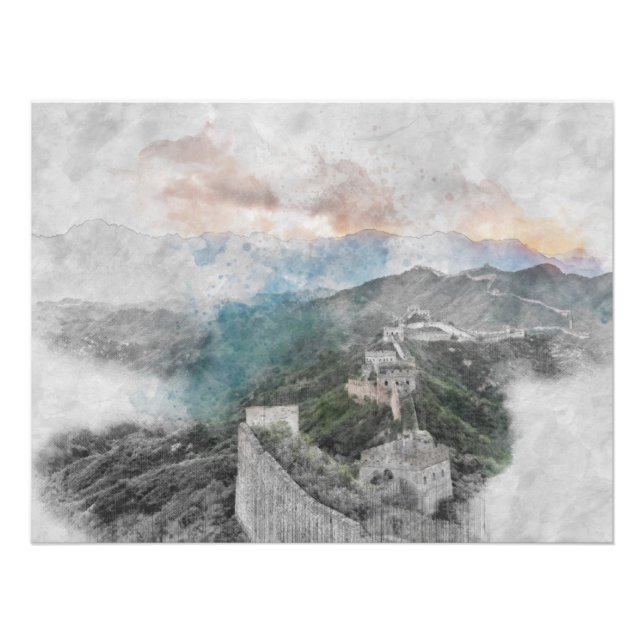 Great wall of china photo print (Front)