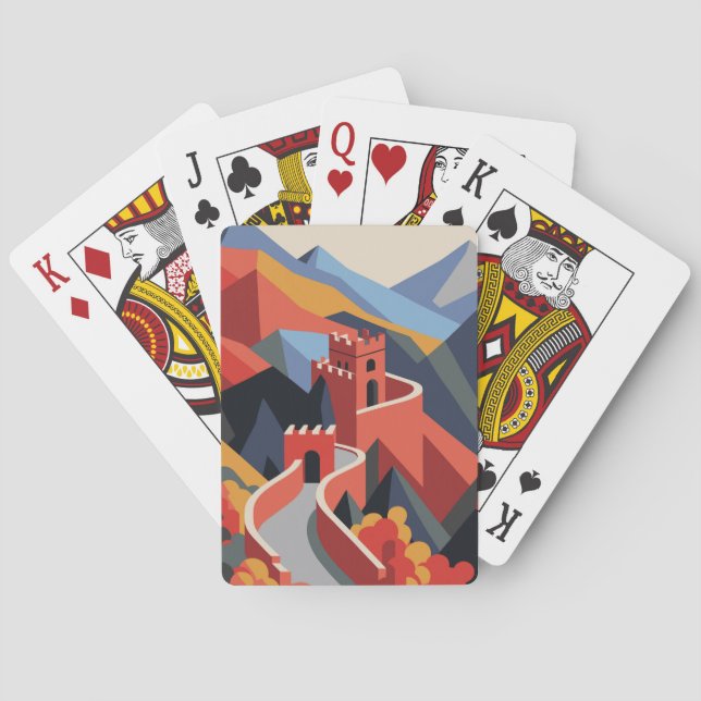 Great Wall of China Playing Cards (Back)