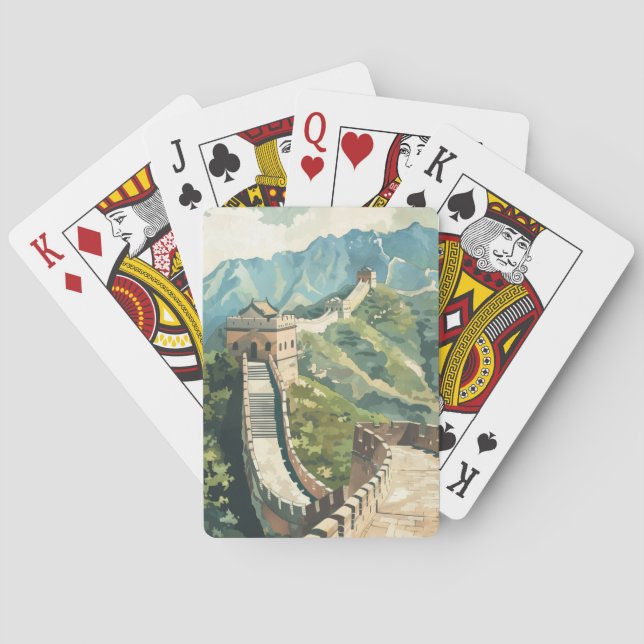 Great wall of China Playing Cards (Back)