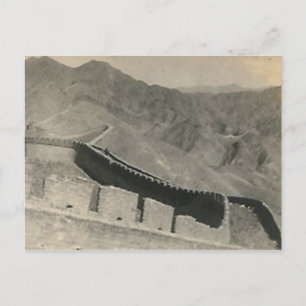 great wall of china postcard