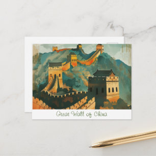 Great wall of China Postcard