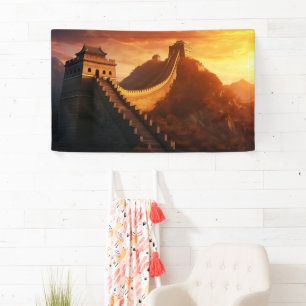 Great Wall of China Sunset – Majestic Banner