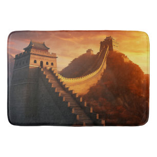 Great Wall of China Sunset – Majestic Bath Mat