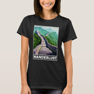 Great Wall of China Wanderlust T-Shirt