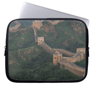 Great Wall winding through mountains. Laptop Sleeve