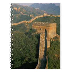 Great Wall winding through the mountain, China Notebook