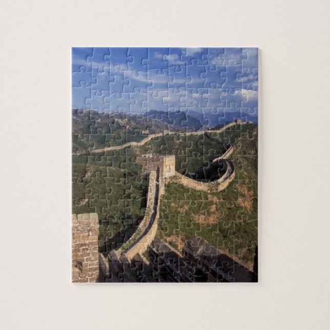 Great Wall winding through the mountain, Jigsaw Puzzle (Vertical)