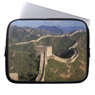 Great Wall winding through the mountain, Laptop Sleeve