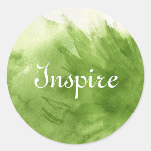 great watercolor background - watercolor paints 2 classic round sticker