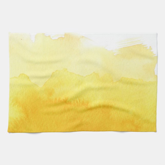 great watercolor background - watercolor paints 2 tea towel (Horizontal)