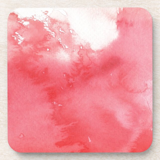 great watercolor background - watercolor paints 3 coaster (Front)