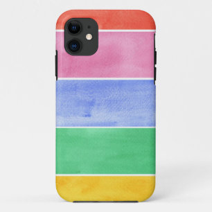 great watercolor background - watercolor paints 4 iPhone 11 case