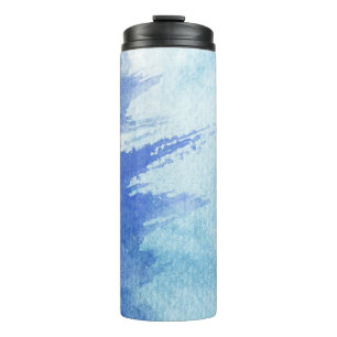 great watercolor background - watercolor paints 4 thermal tumbler