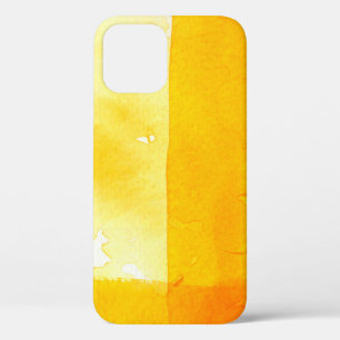 Great watercolor background - watercolor paints on iPhone 12 case