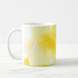 Great watercolor background - watercolor paints on coffee mug