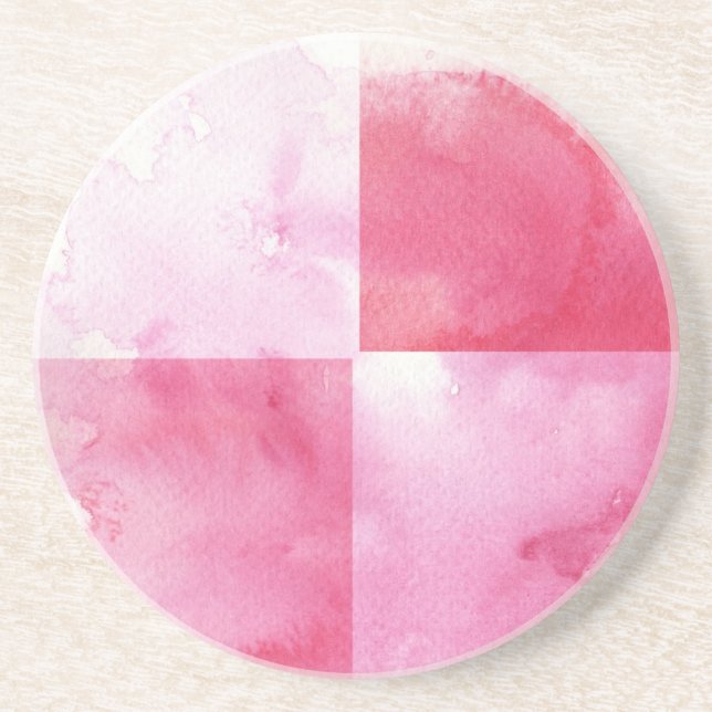 great watercolor banners for your design coaster (Front)