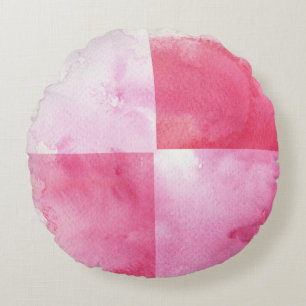 great watercolor banners for your design round cushion