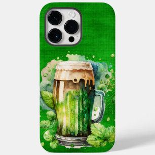 GREAT WATERCOLOR IRISH GREEN BEER Case-Mate iPhone 14 PRO MAX CASE