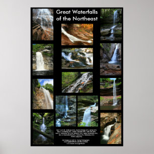 Great Waterfalls of the Northeast Poster