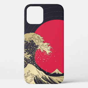 "Great Wave of kanagawa". Hokusai, Japanese wave i iPhone 12 Case