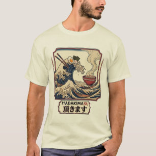 Great Wave of Ramen Japanese Food Art T-Shirt
